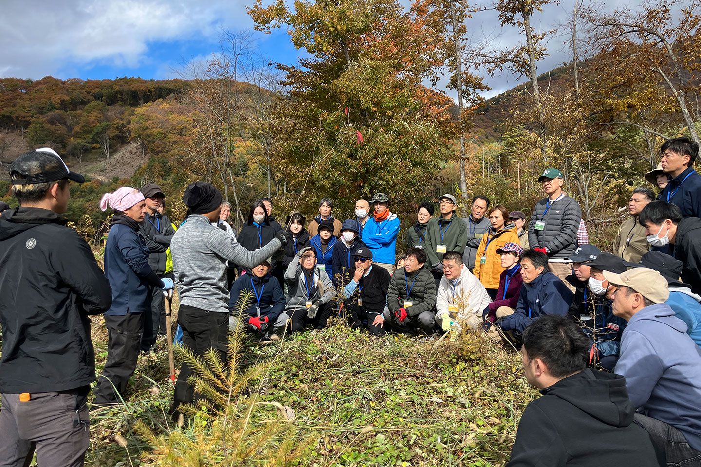 社員の森林教育 画像