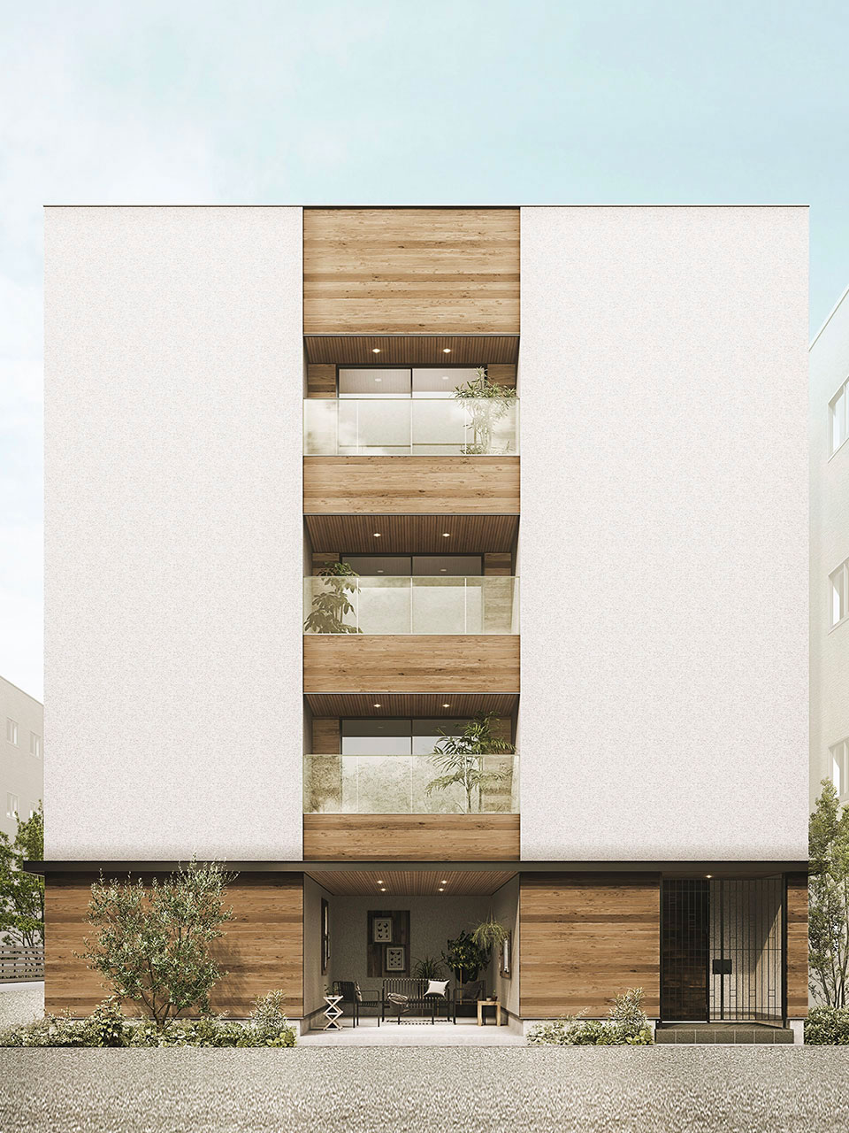 敷地条件と用途に合わせて、多様な3階建・4階建・5階建をご提案。
