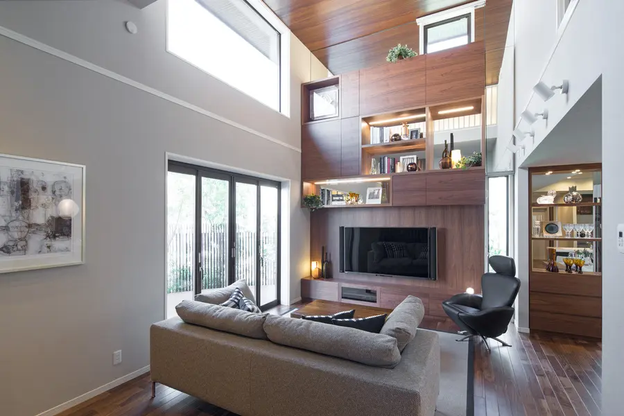 瀬田ホームギャラリーの吹き抜け