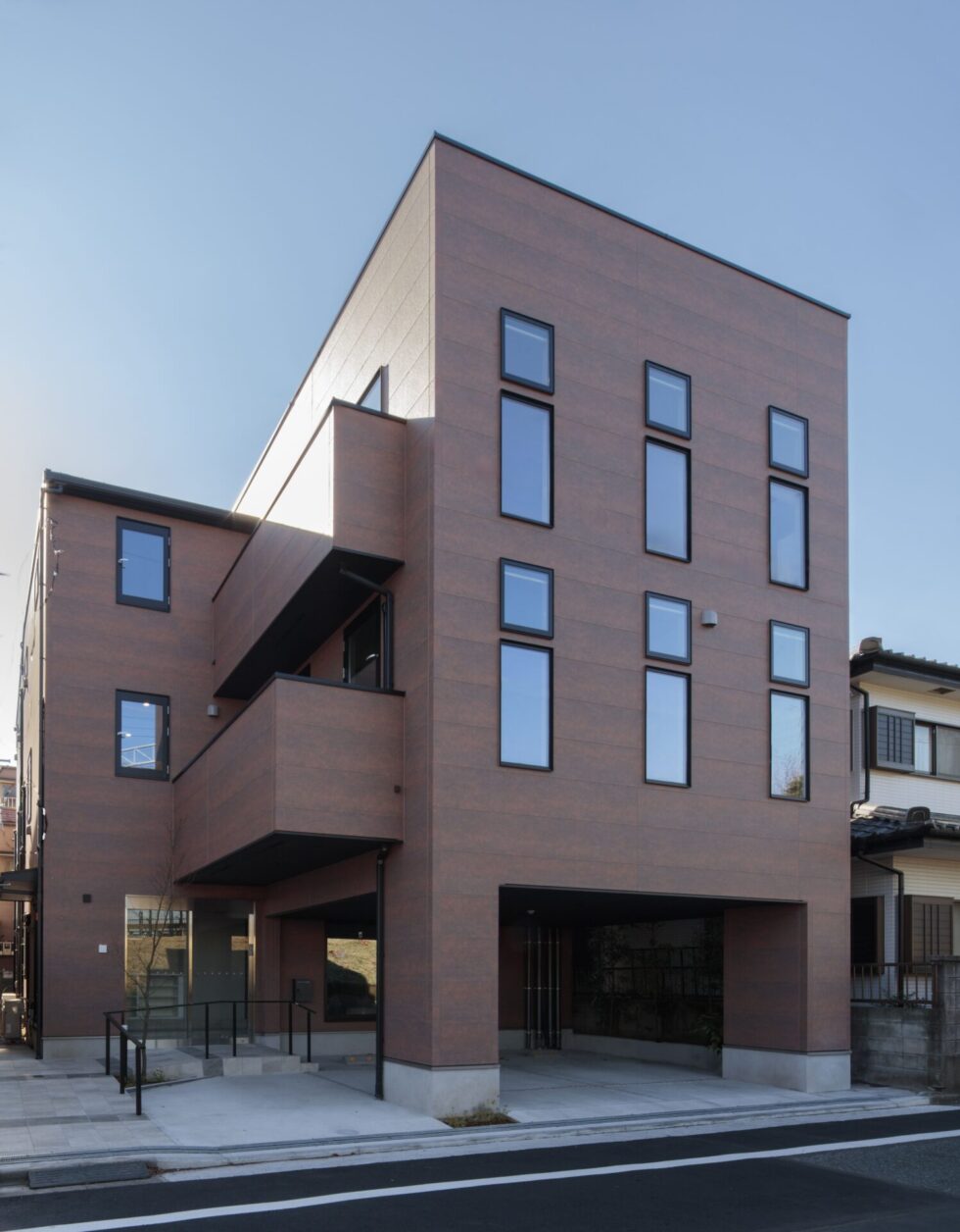 外壁にこだわった、ホテルライクなモダンで高級感のあるデザイン