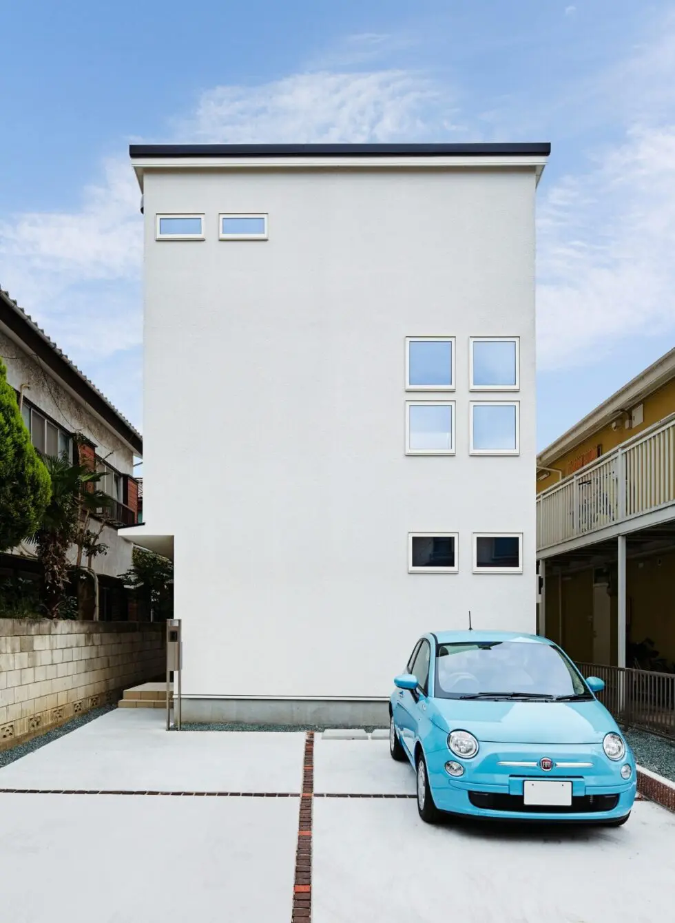 都市型住宅の外観イメージ